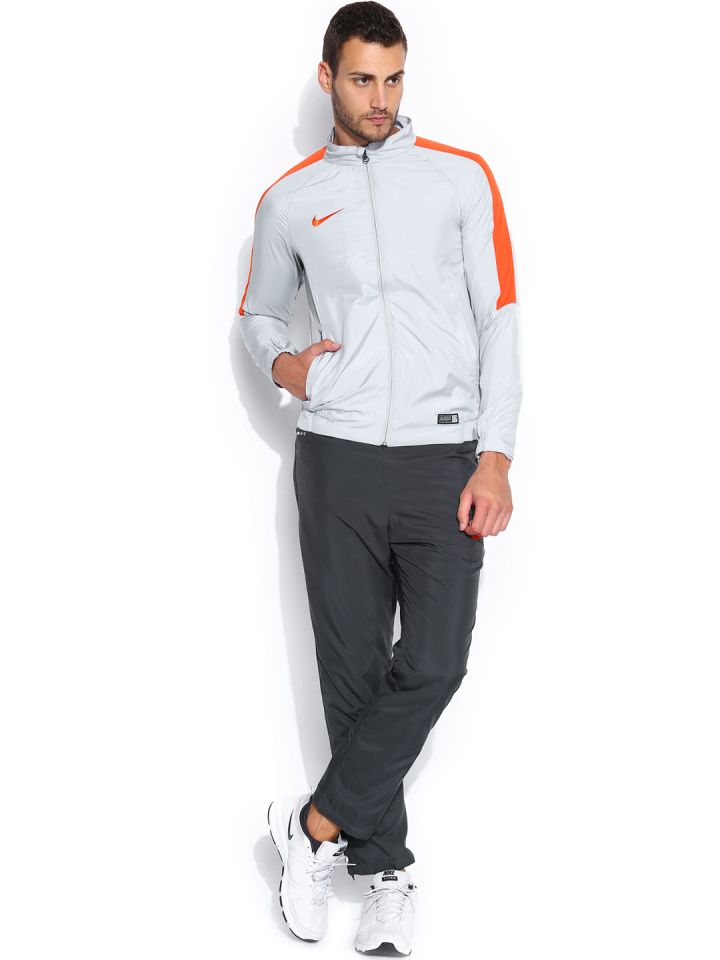 Nike grey store academy tracksuit