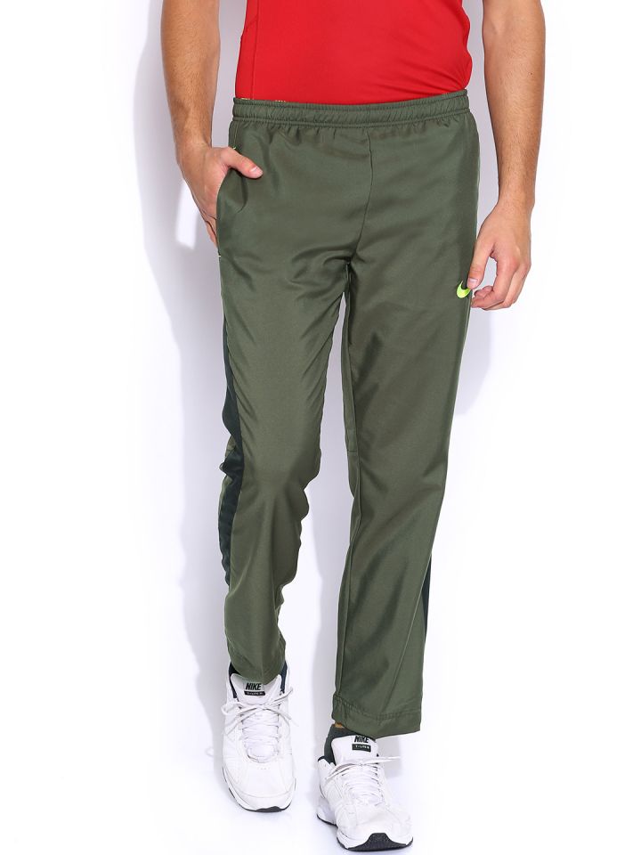 Nike olive discount track pants