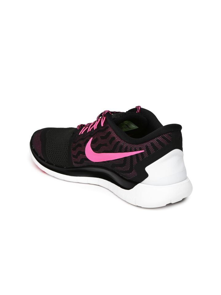 Nike free shop 5.0 black pink