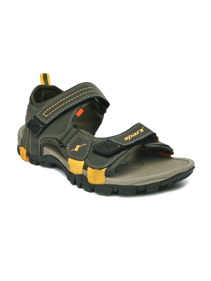 Sparx olive yellow sandals top