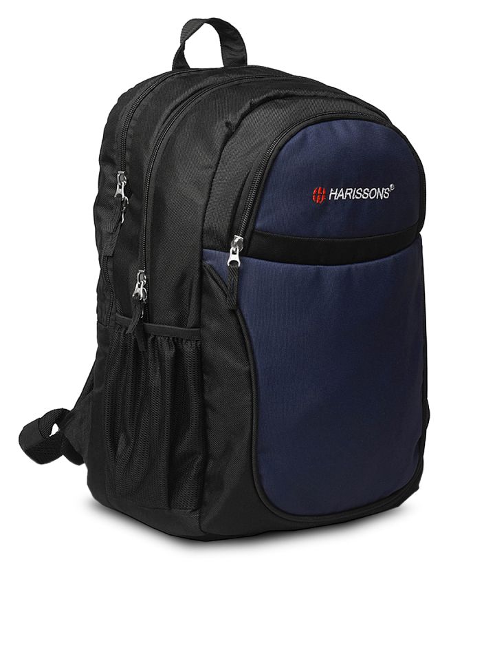 Buy Harissons Unisex Black Navy Launcher Backpack Backpacks