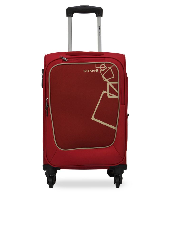 Buy Safari Unisex Red Trolley Suitcase Trolley Bag for Unisex