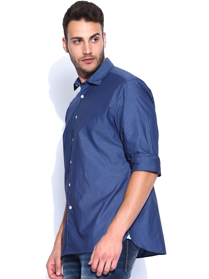 Tm lewin denim shirt clearance