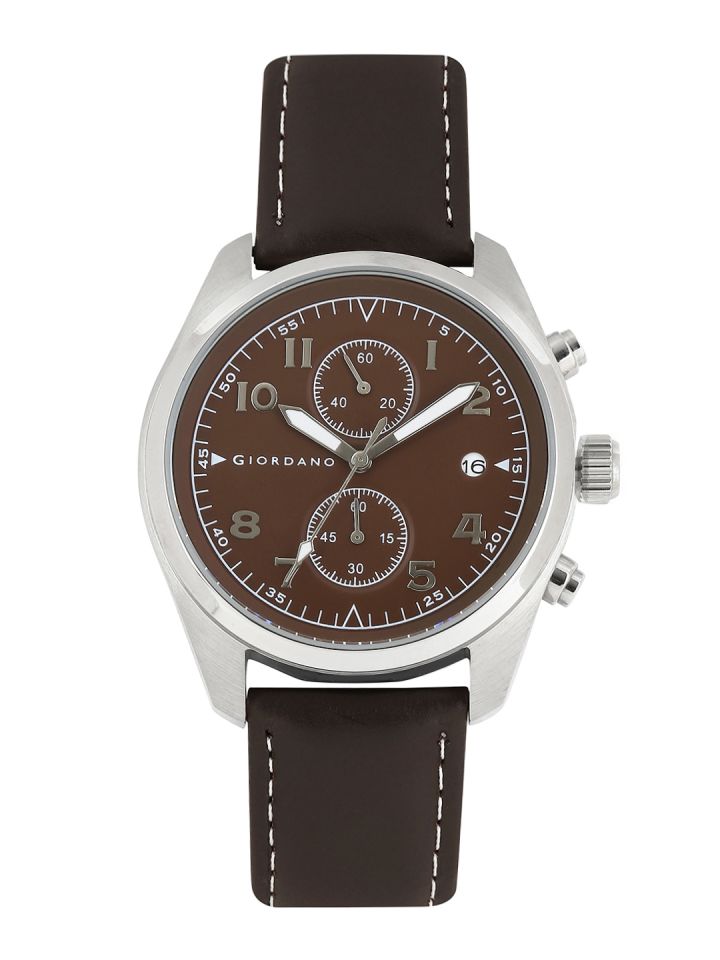 Buy GIORDANO Men Brown Dial Chronograph Watch 1683 02