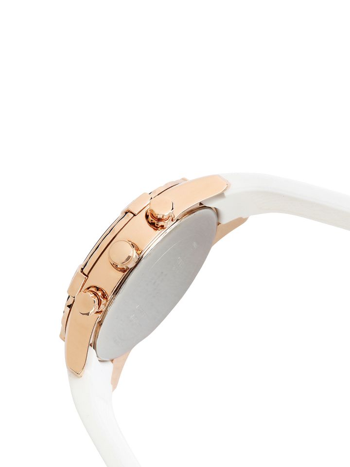 Buy GUESS Women White Dial Watch