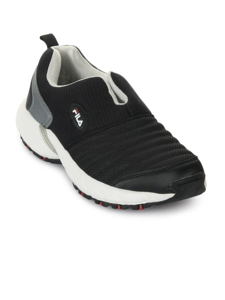 Fila smash iii store black running shoes