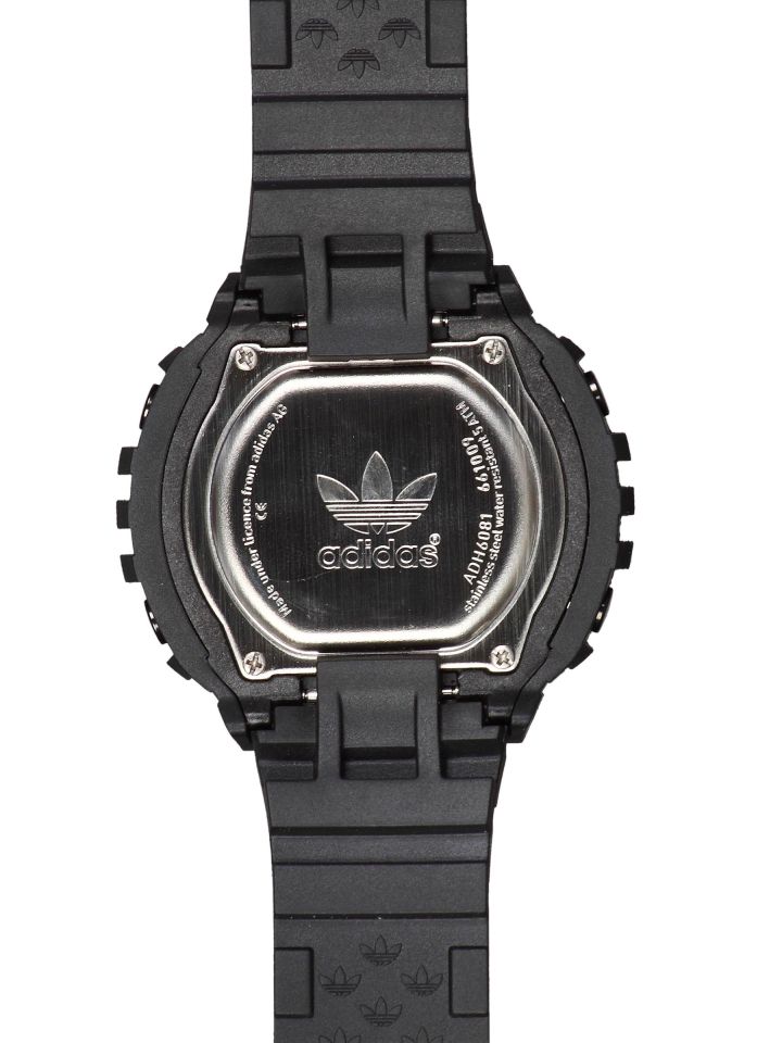 adidas watch digital black