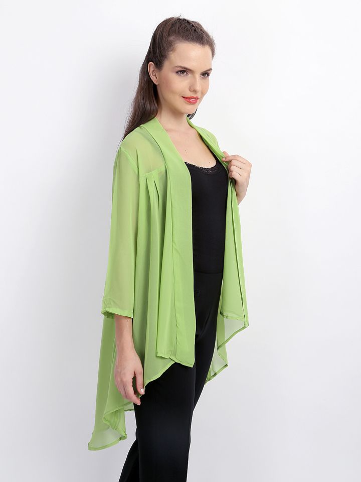 AND Lime Green Shrug