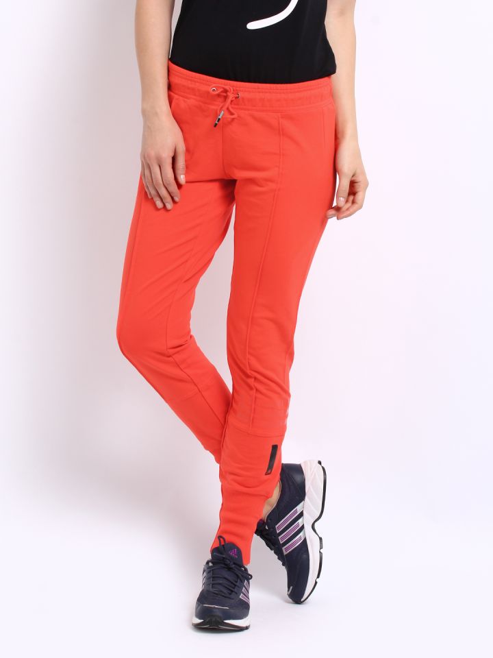 Orange adidas new arrivals sweatpants