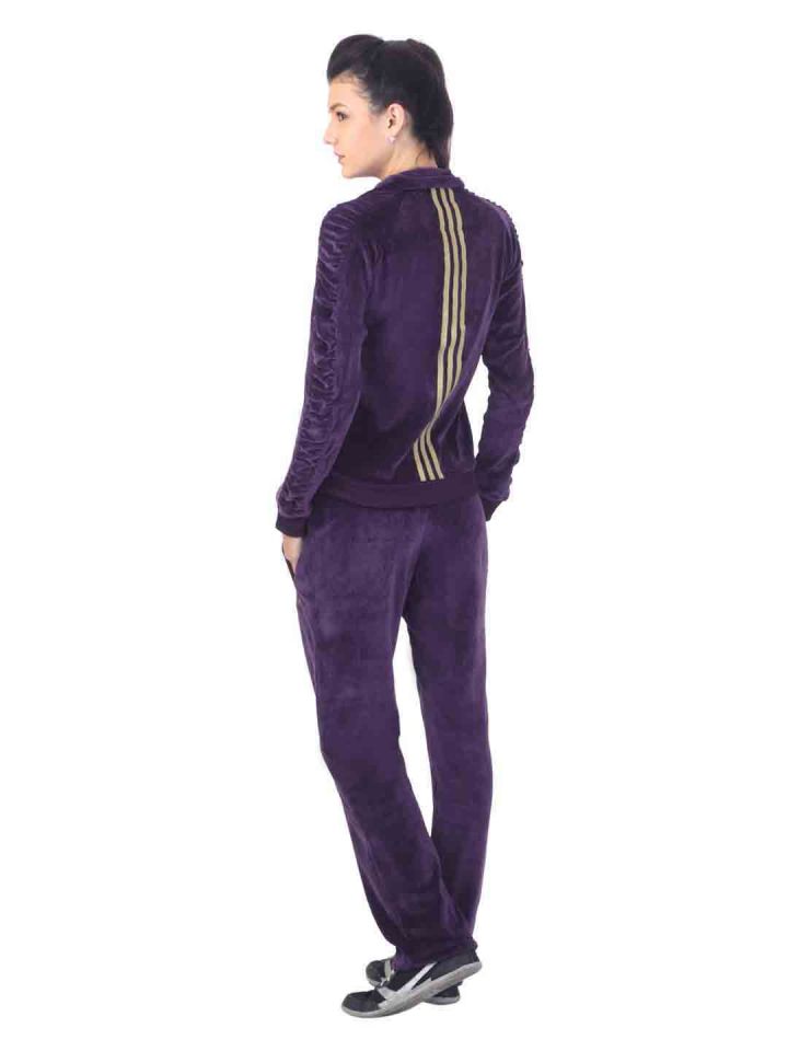 ADIDAS Women Purple Tracksuit