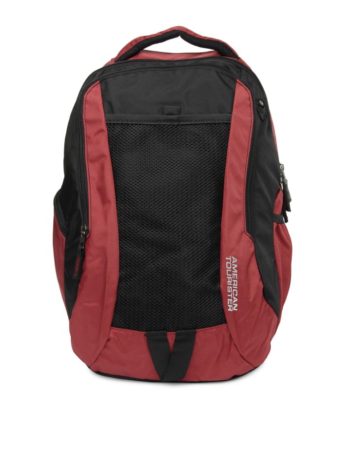 American tourister backpack red colour online