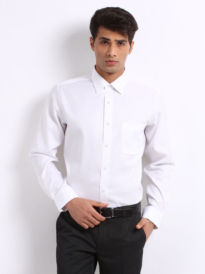 Buy Arrow Men White Stitchless Formal Shirt Shirts For Men 178515 Myntra The american brand arrow has added anothr.