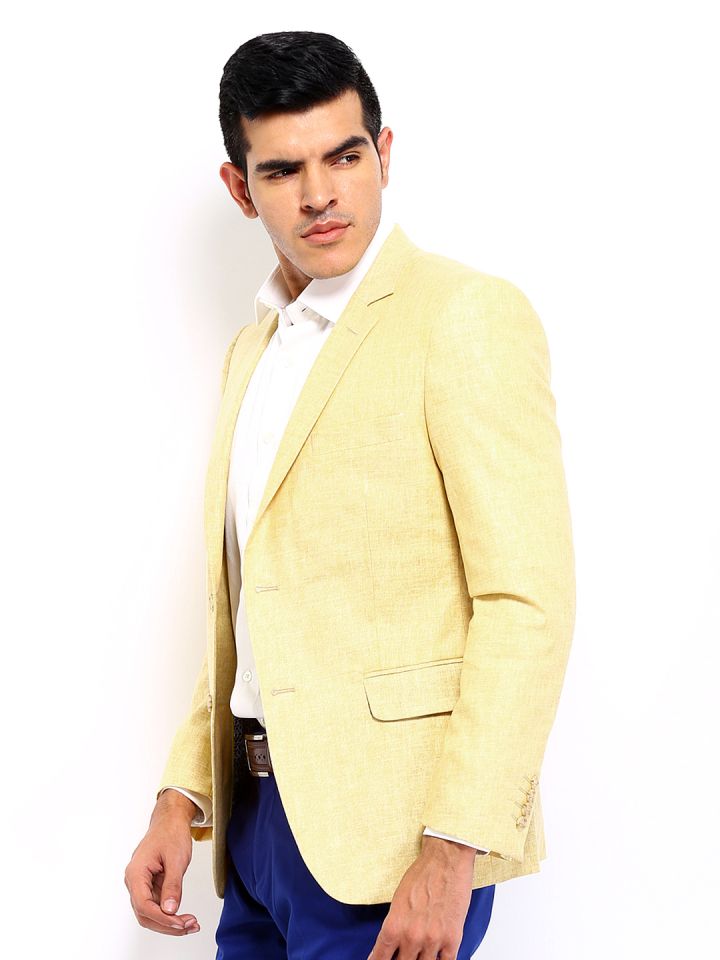 Light yellow sales blazer mens