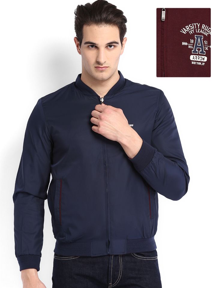 Buy Arrow Sport Men Navy \u0026 Maroon 