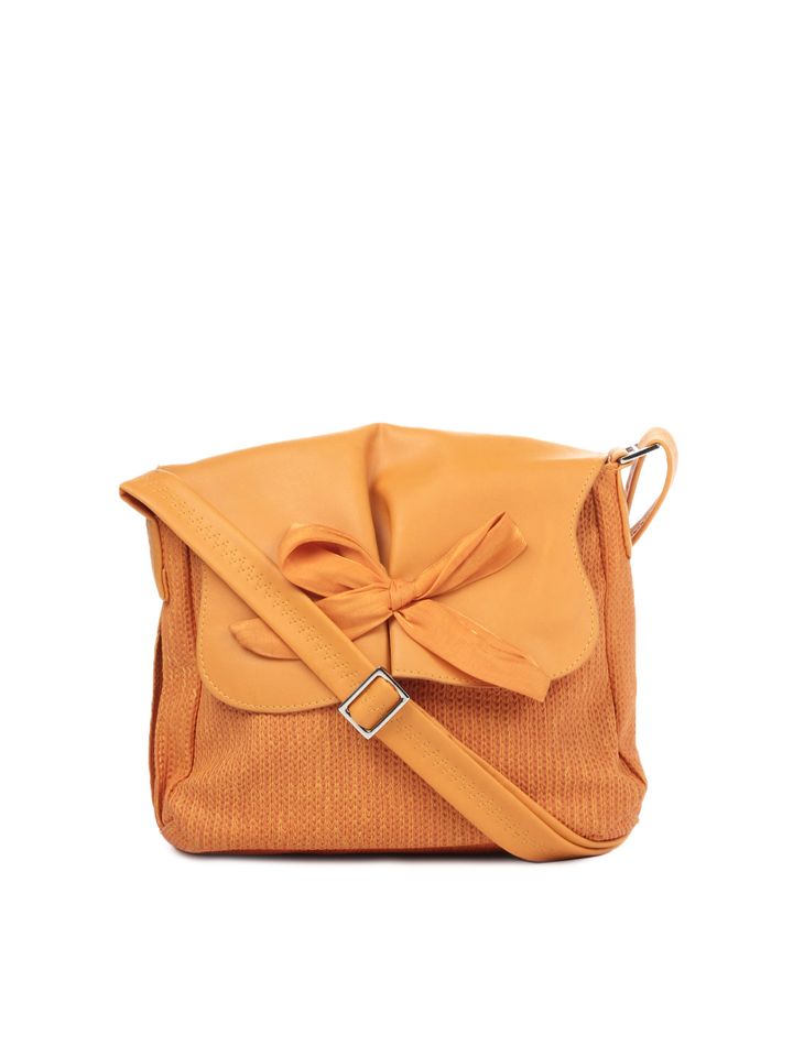 baggit orange sling bag