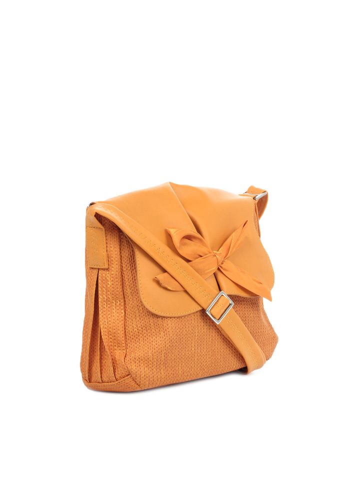 baggit orange sling bag