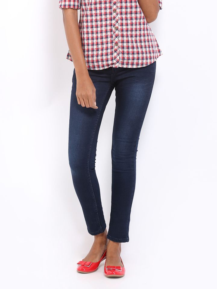 Buy Being Human Clothing Women Navy Jeggings Jeggings For Women