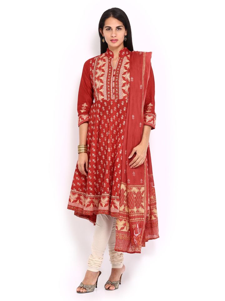 Myntra biba anarkali suits hot sale