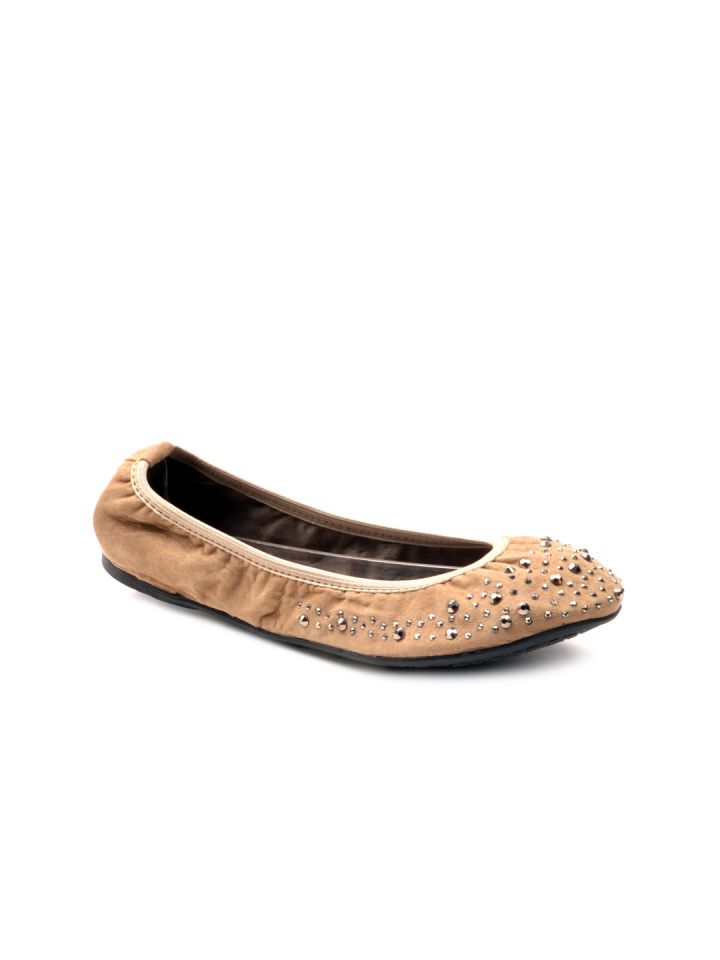 Buy Carlton London Flex Women Brown Folding Ballerinas Flats for