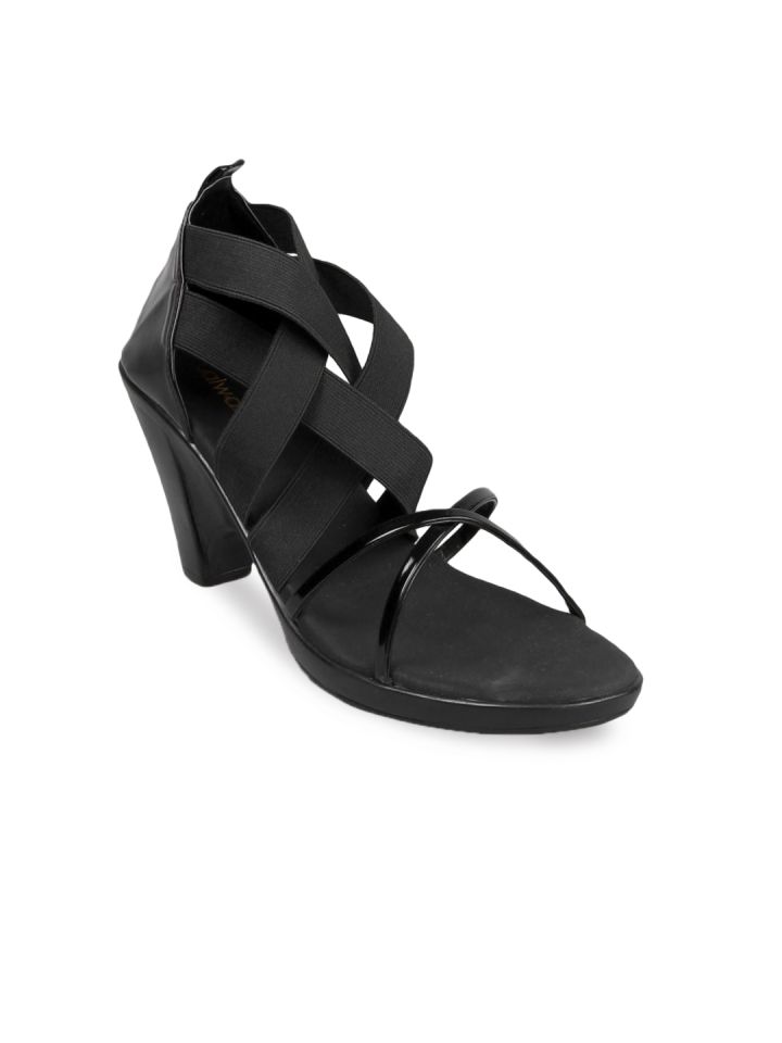 catwalk black heels