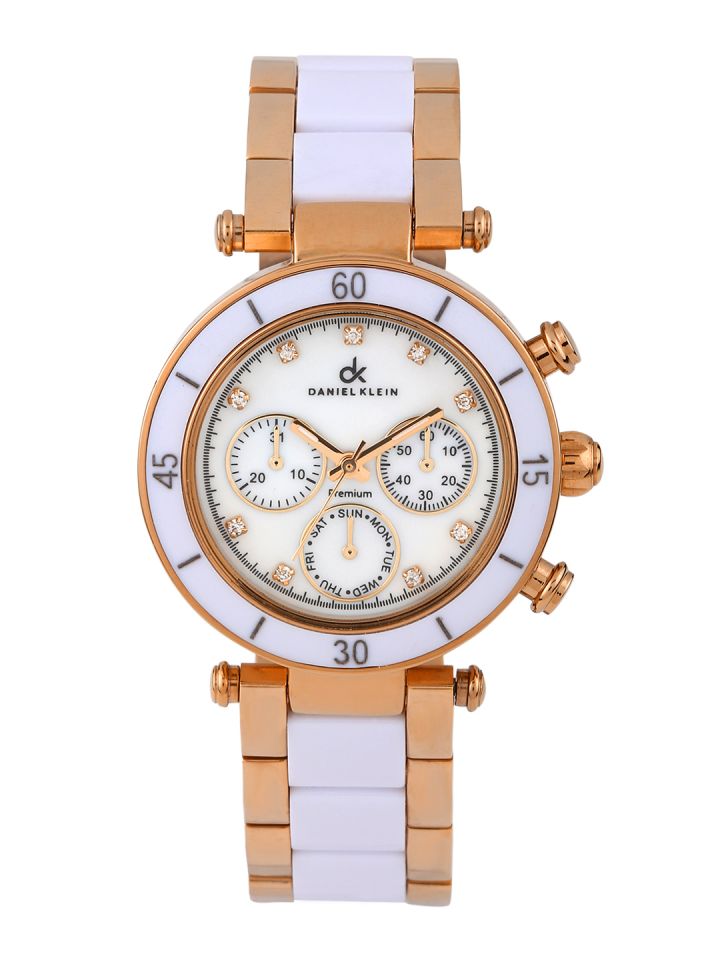 Buy Daniel Klein Women Off White Dial Watch Dk10277 7 Watches For Women 472546 Myntra