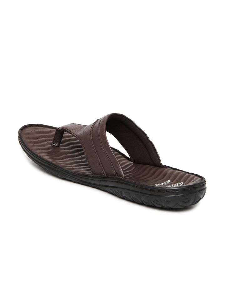 Buy Dr. Scholl Men Brown Leather Sandals - Sandals for Men 367766 | Myntra