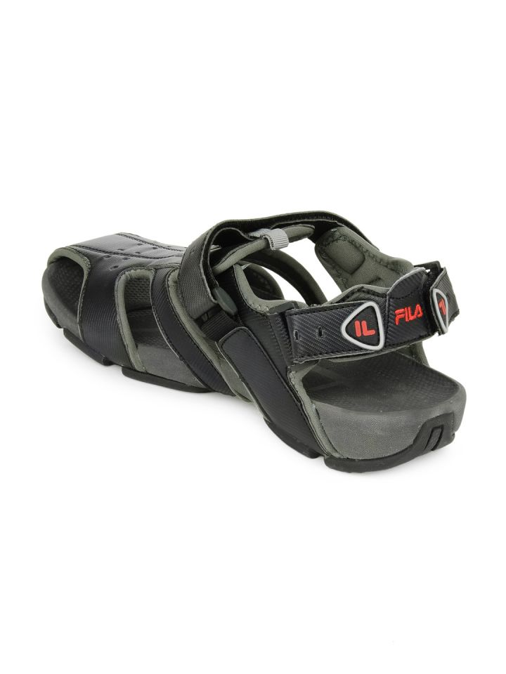 Fila Men Black Rydro Sports Sandals