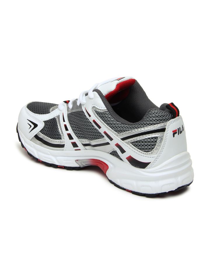 Fila Men White Grey Torque Sports Shoes