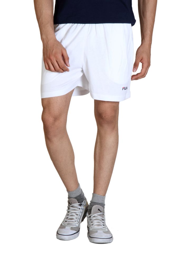Fila shorts white discount