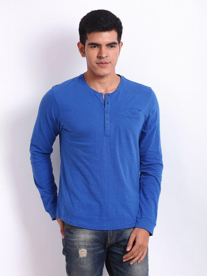 Buy Freecultr Men Blue Thomson Henley T Shirt Tshirts For Men 284250 Myntra Freecultr launches india's most soft, comfortable and skin friendly innerwear.