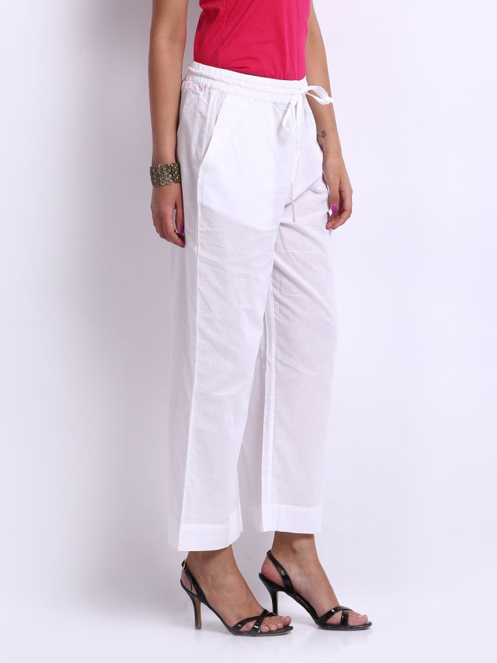 Fabindia white palazzo new arrivals