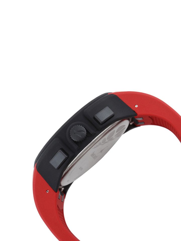 Buy Fastrack Digitals Men Red Analogue And Digital Watch