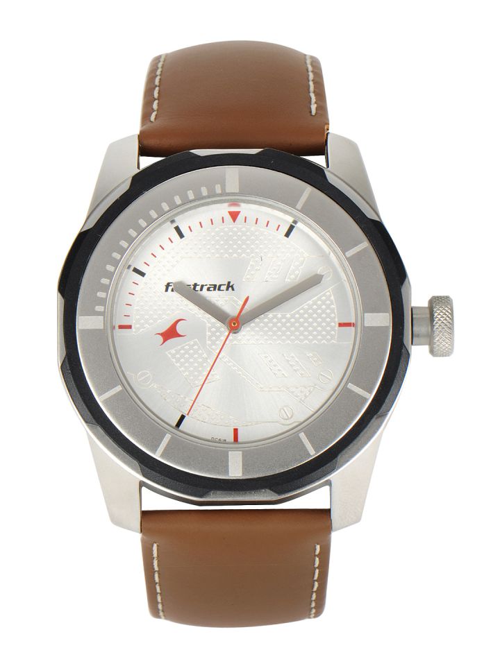 Fastrack 3099sl01 leather analog men's watch new arrivals