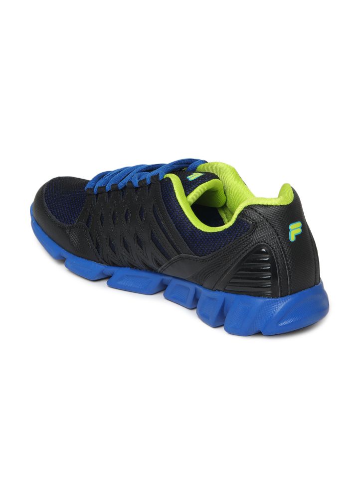 Fila Men Black Blue Mediator Sports Shoes