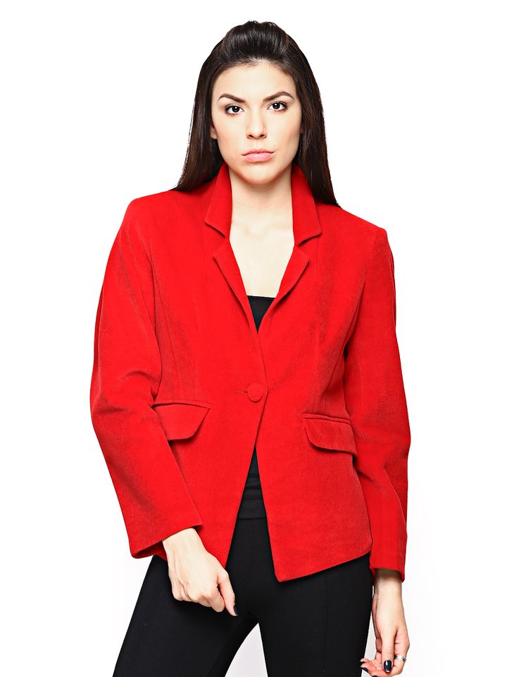Buy Fort Collins Women Red Blazer 