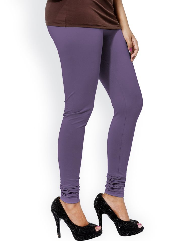 Plus Size Tights Dark Purple for Women | Malka Chic