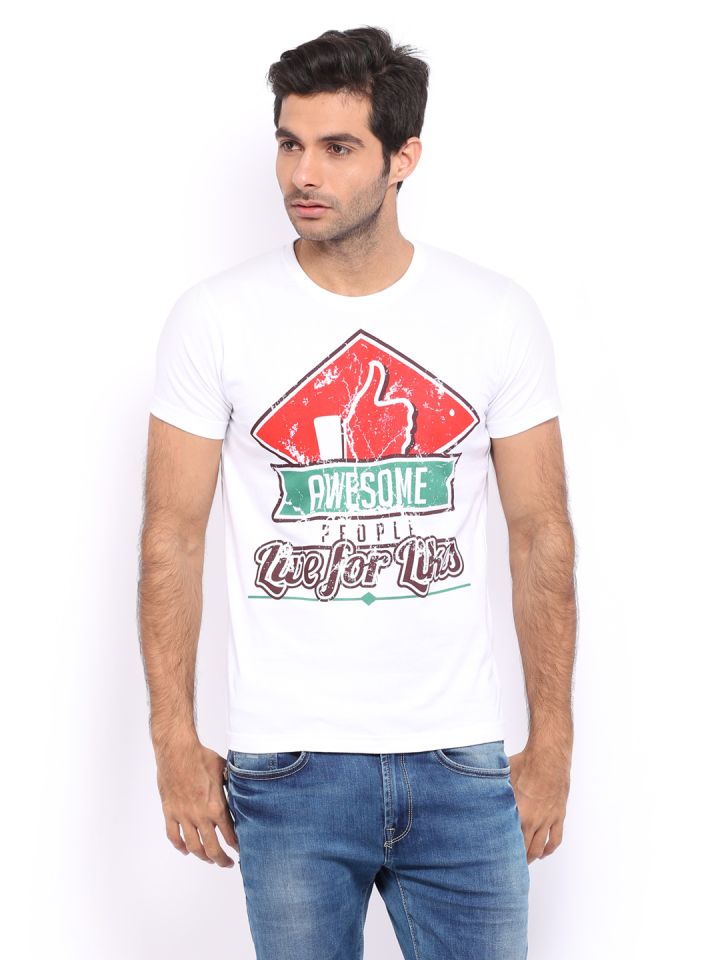 myntra printed t shirts