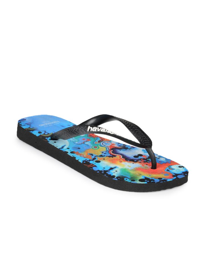Black and blue best sale havaianas