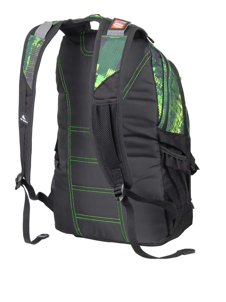 Buy High Sierra Unisex Black Neon Green Loop Backpack
