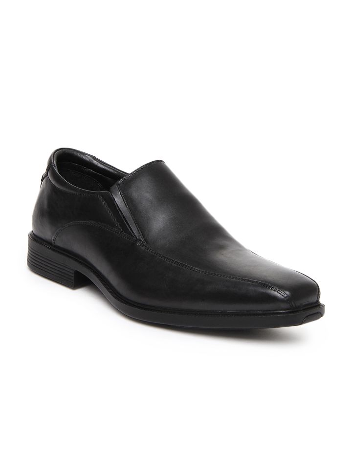 Hush puppies black shop formal shoes