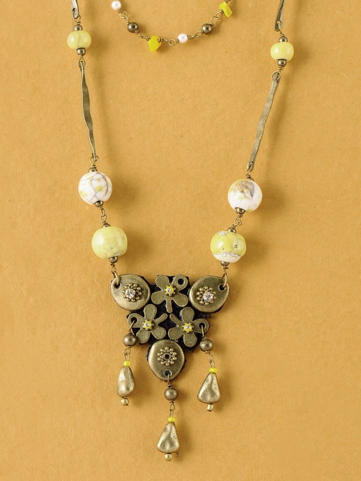 Ivory Tag Women Yellow Yell oww Jewellery Set