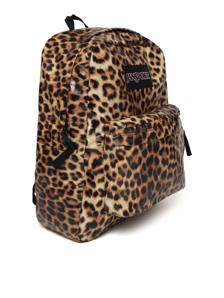 Jansport cheetah backpack clearance