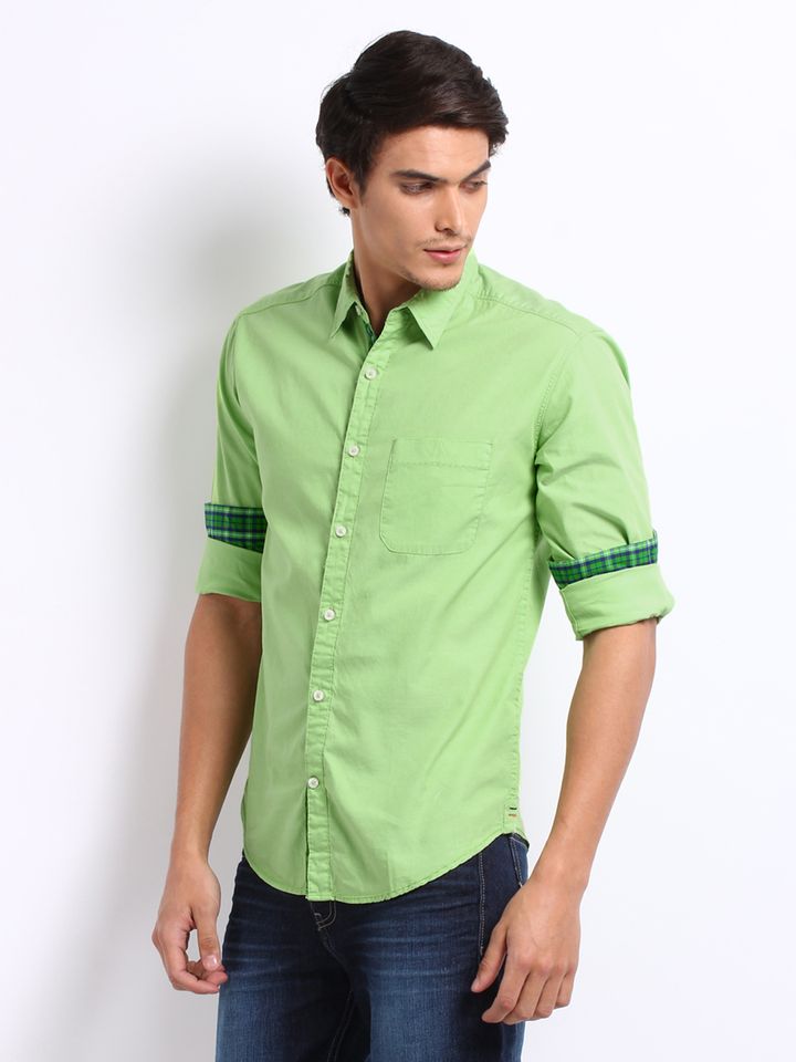Parrot green color shirt Clearance