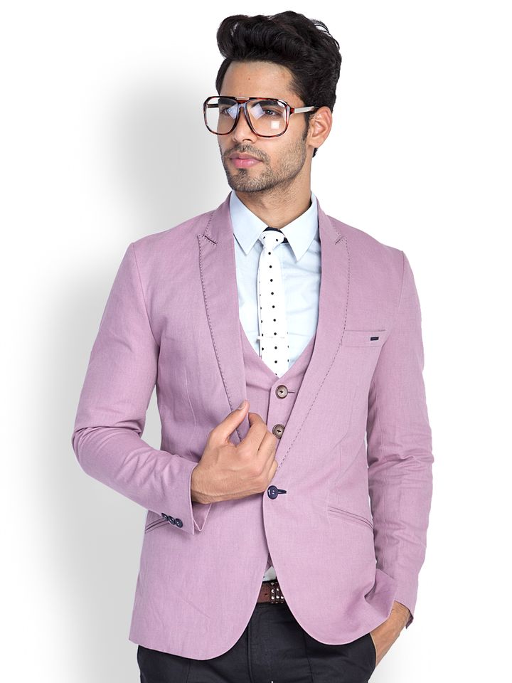 Lavender blazer men clearance