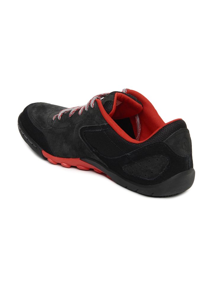 Buy Merrell Men Black & Red Sector Range Suede Casual - Casual Shoes for Men 204274 | Myntra