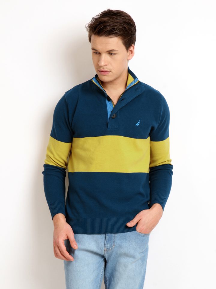 Nautica discount yellow sweater