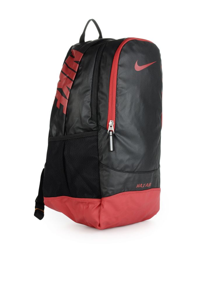 Nike air backpack black and red 2025