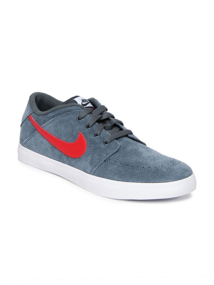 Nike Grey Suketo 2 Leather NSW Casual Shoes
