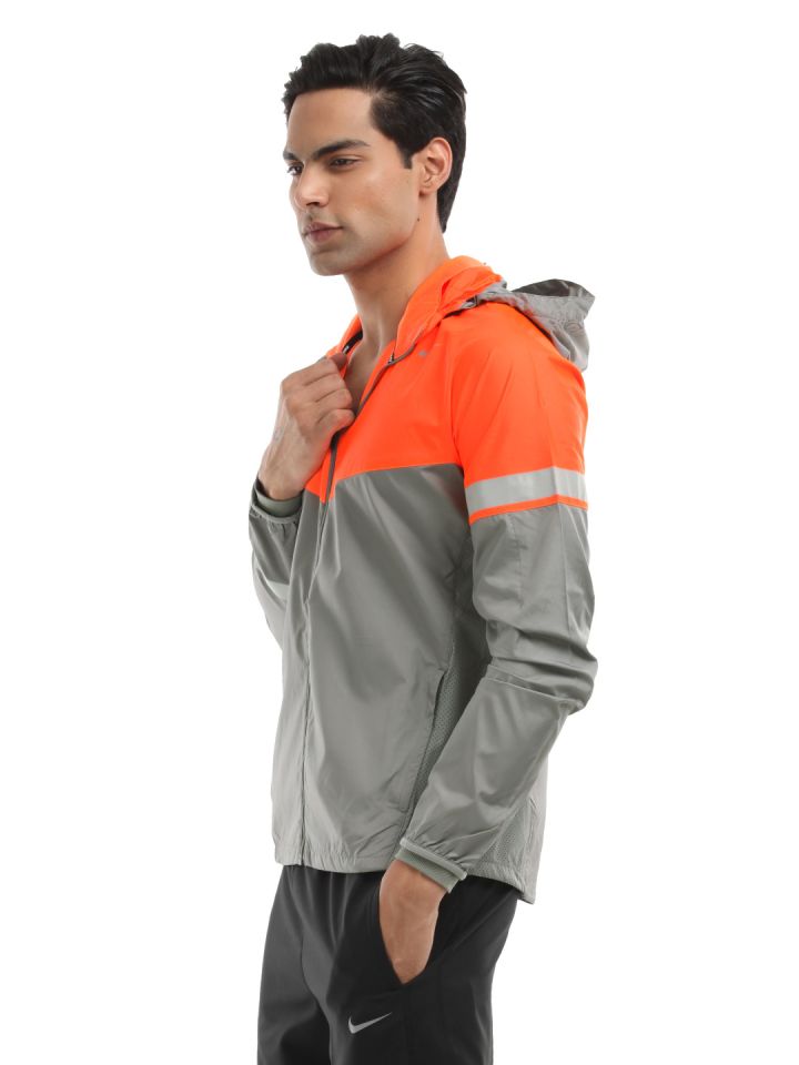 Orange and grey nike jacket sales