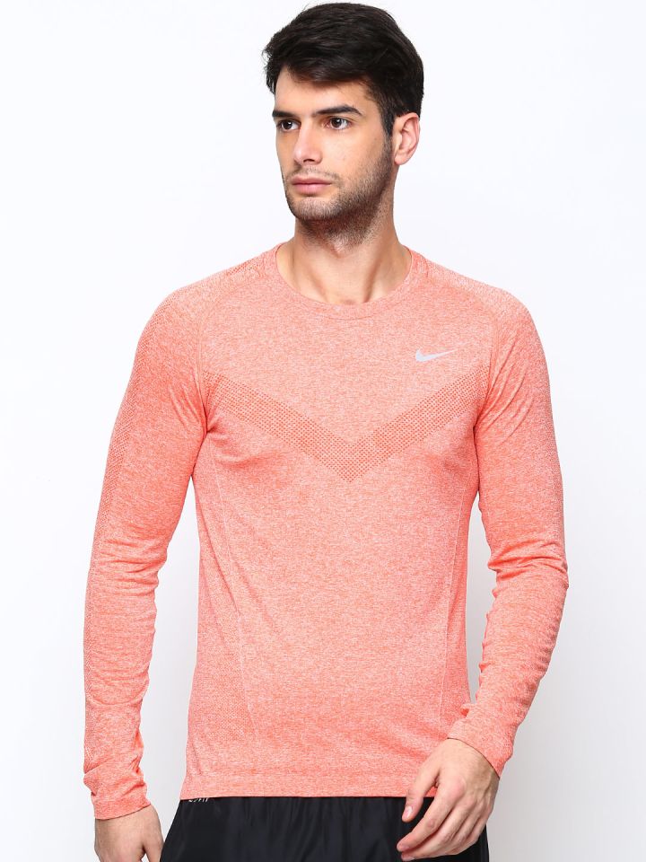 Dri-fit knit men's running shirt cheap
